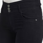 Basic Wash High Rise Skinny Jeans, Black, small image number null