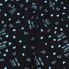 Girls' Black Regular Fit Solid Pyjama, काला, small