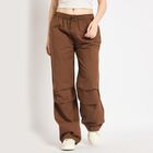 Ladies' 100% Cotton Trousers , Brown, small image number null