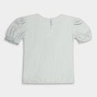 Girls' T-Shirt, हल्का हरा, small image number null