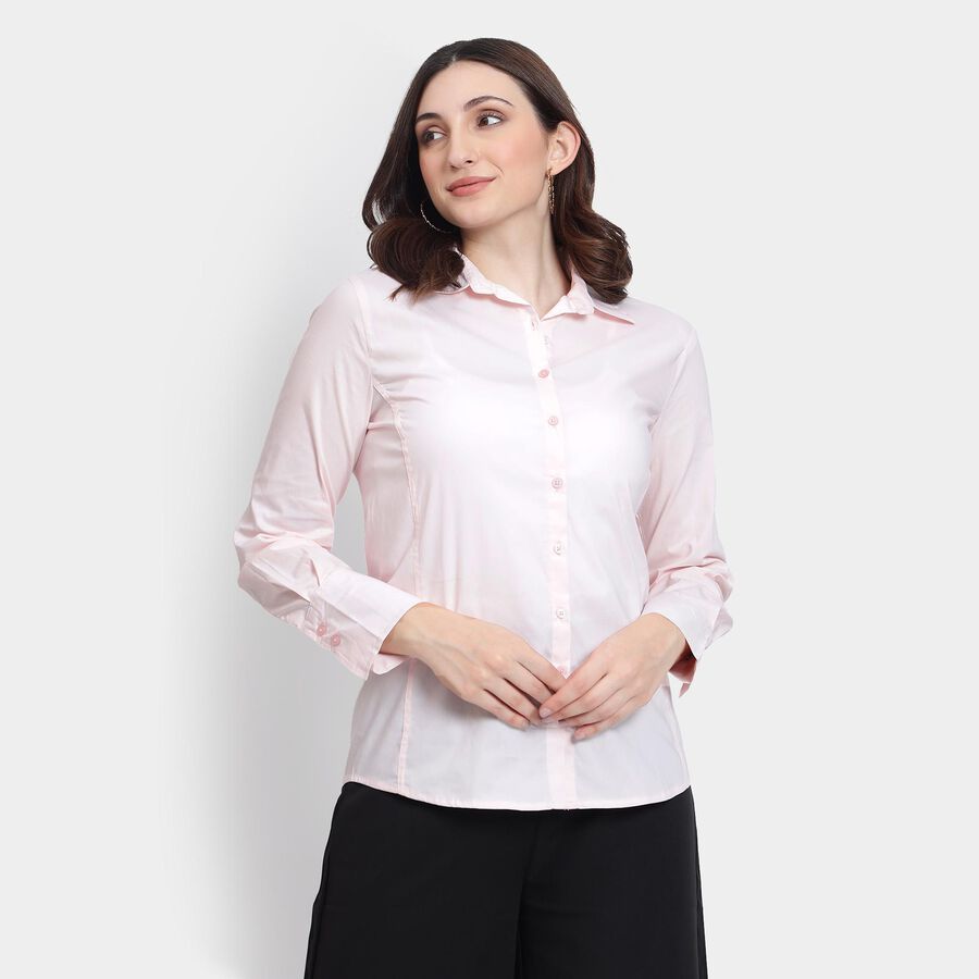Ladies' Shirt , गुलाबी, large image number null