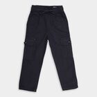 Boy's Cotton Trousers , गहरा ग्रे, small image number null