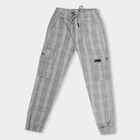 Boys' 100% Cotton Cargo Trouser, Light Grey, small image number null