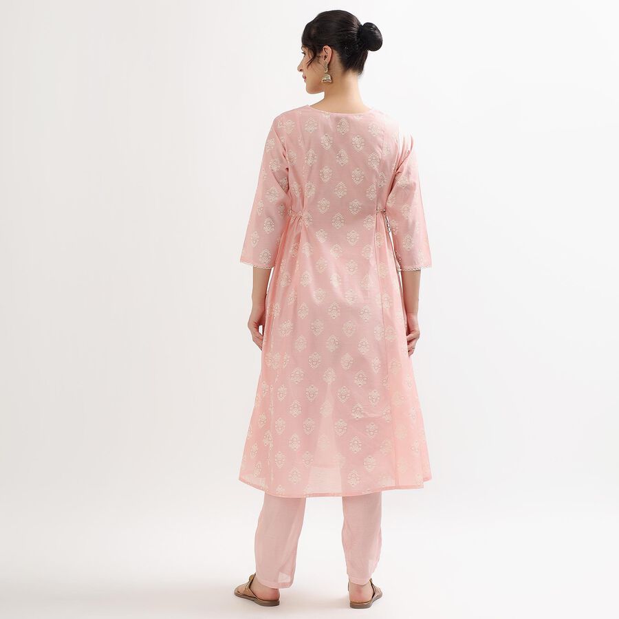 Ladies' Ethnic Set , गुलाबी, large image number null
