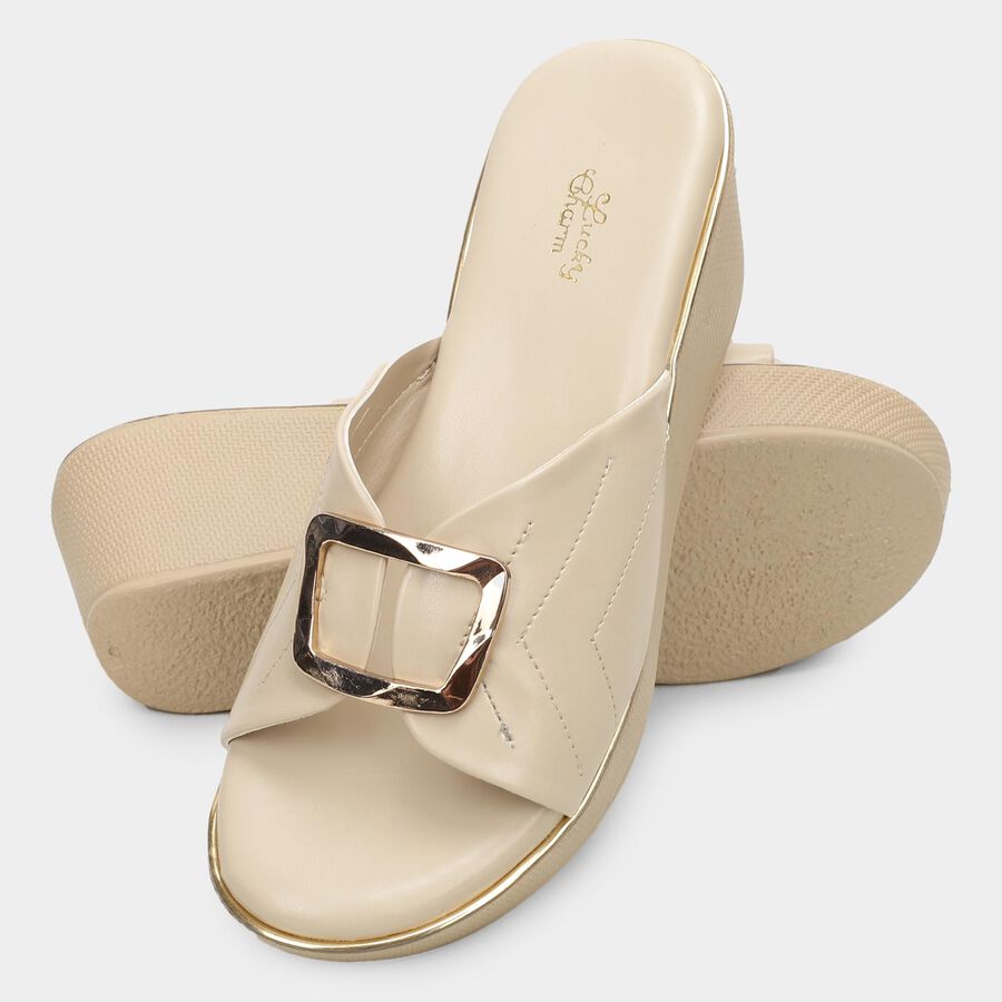 Ladies' Sandal, Beige, large image number null