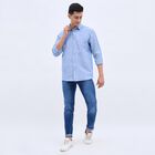 Men's Regular Collar Casual Shirt , हल्का नीला, small image number null