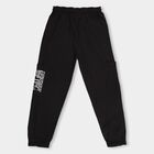 Girls' Black Jogger Pyjama, Black, small