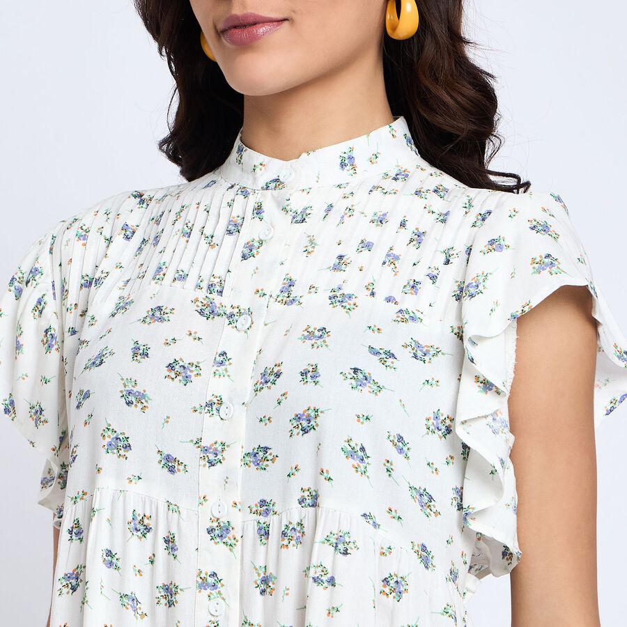 Ladies' Dress, Off White, large image number null