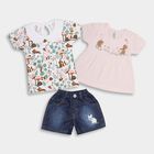 Infant Girls' Short Set, Light Pink, small