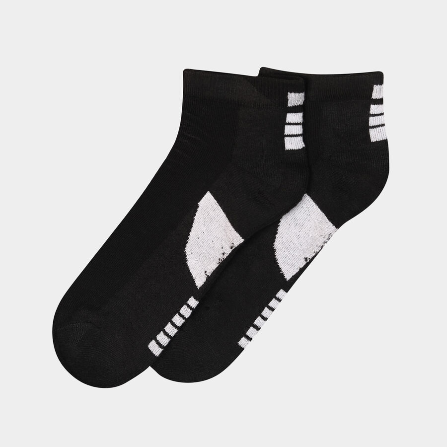 Sports Ankle Length Socks, Navy Blue, large image number null