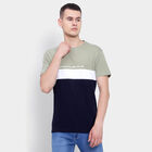 Cotton Round Neck T-Shirt, Light Green, small image number null