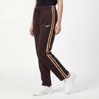 Women's Brown Regular Fit Minimal Track Pants, Brown, small