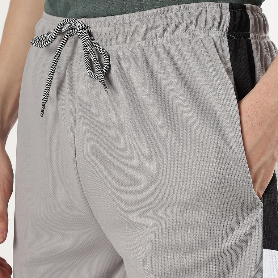 Men's Light Grey Regular Fit Active Bermuda Shorts, Light Grey, large image number null
