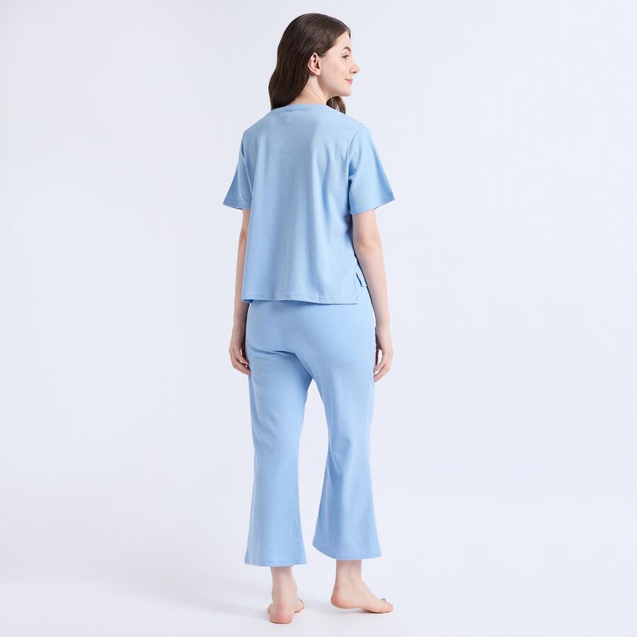 Ladies' Night Suit , Light Blue, large image number null