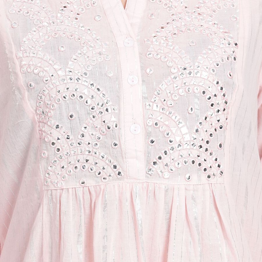 Ladies' Kurta, Pink, large image number null