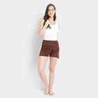 Printed Shorts, Brown, small image number null