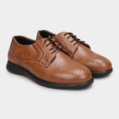 Men's Rich Chestnut Brown Lace-Up Formal Shoes