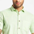 Cotton Solid Casual Shirt, Light Green, small image number null