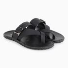 Men's Sandal, काला, small