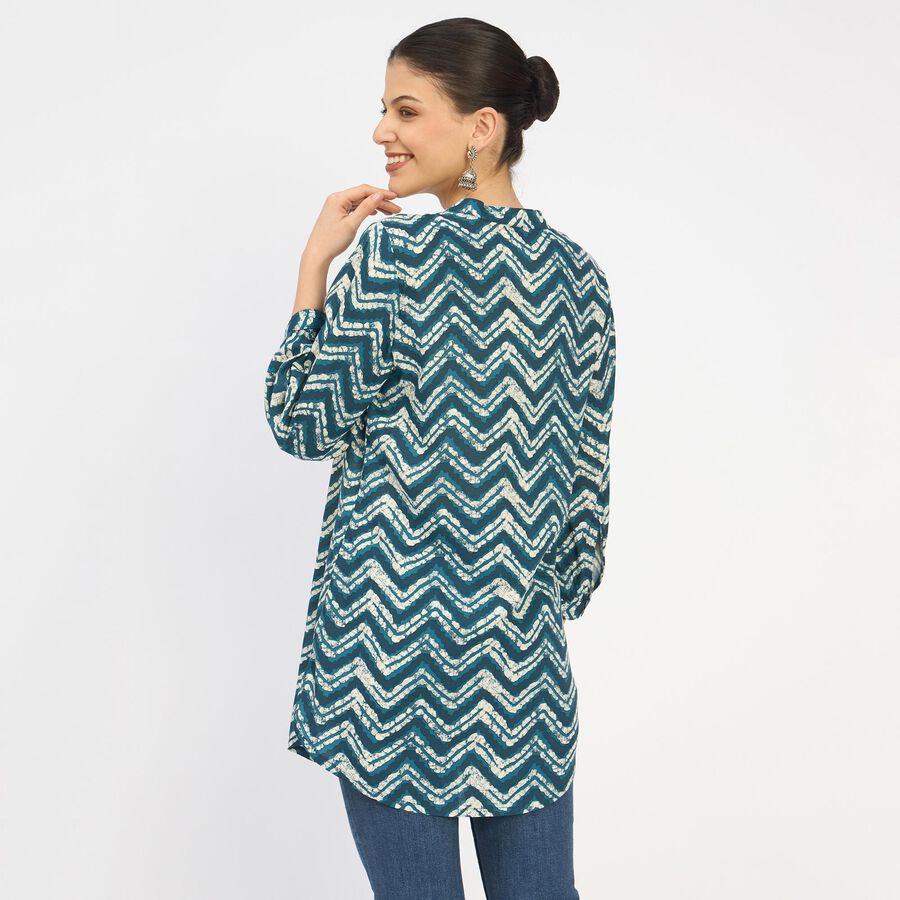 Ladies' Kurti , गहरा नीला, large image number null