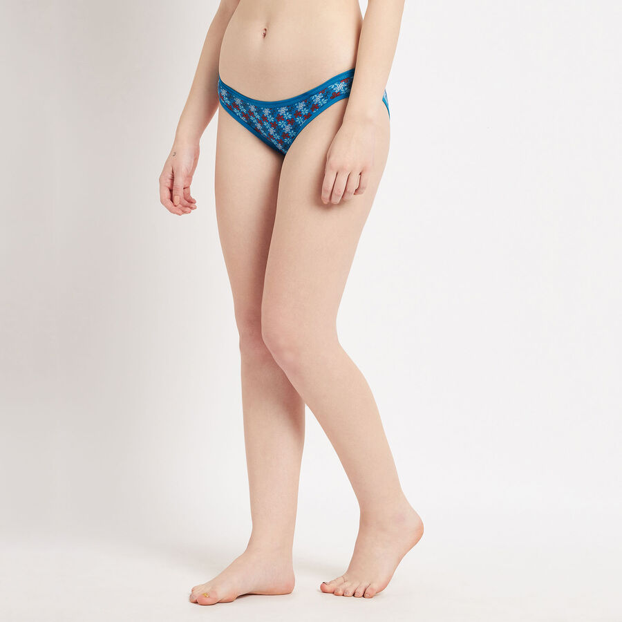 Cotton Printed Panty, Light Blue, large image number null