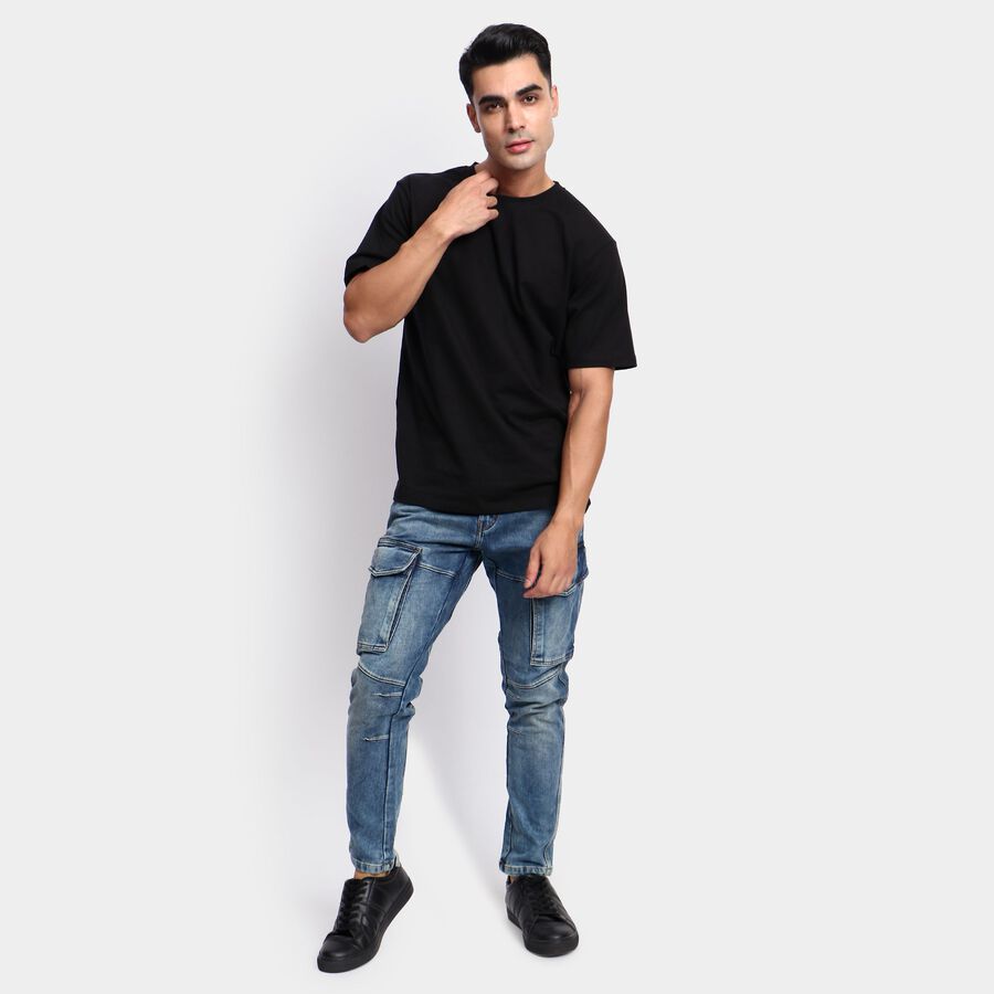 Men's Skinny Jeans, Mid Blue, large image number null