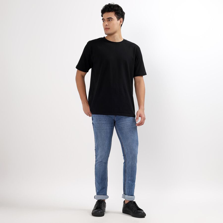 Men's Skinny Jeans, Mid Blue, large image number null