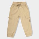 Boys' 100% Cotton Trousers , खाकी, small image number null
