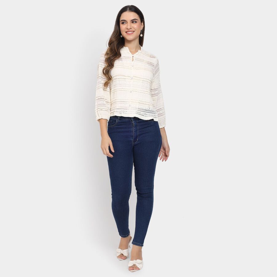 Ladies' Shirt , सफ़ेद, large image number null