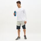 Men's Bright White Round Neck Full Sleeve T-Shirt, White, small image number null