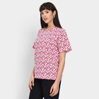 Ladies' Round Neck T-Shirt , Fuchsia, small image number null