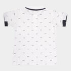 Boys Cotton T-Shirt, White, small image number null