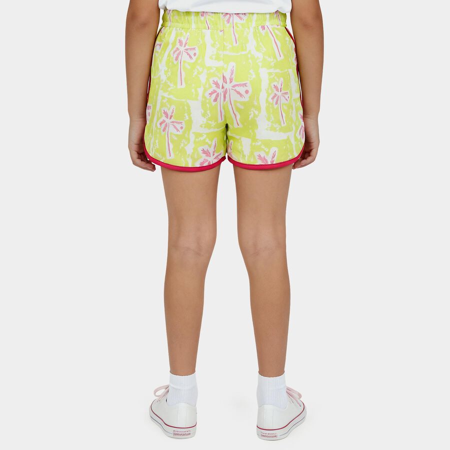 Girls' Shorts, Light Green, large