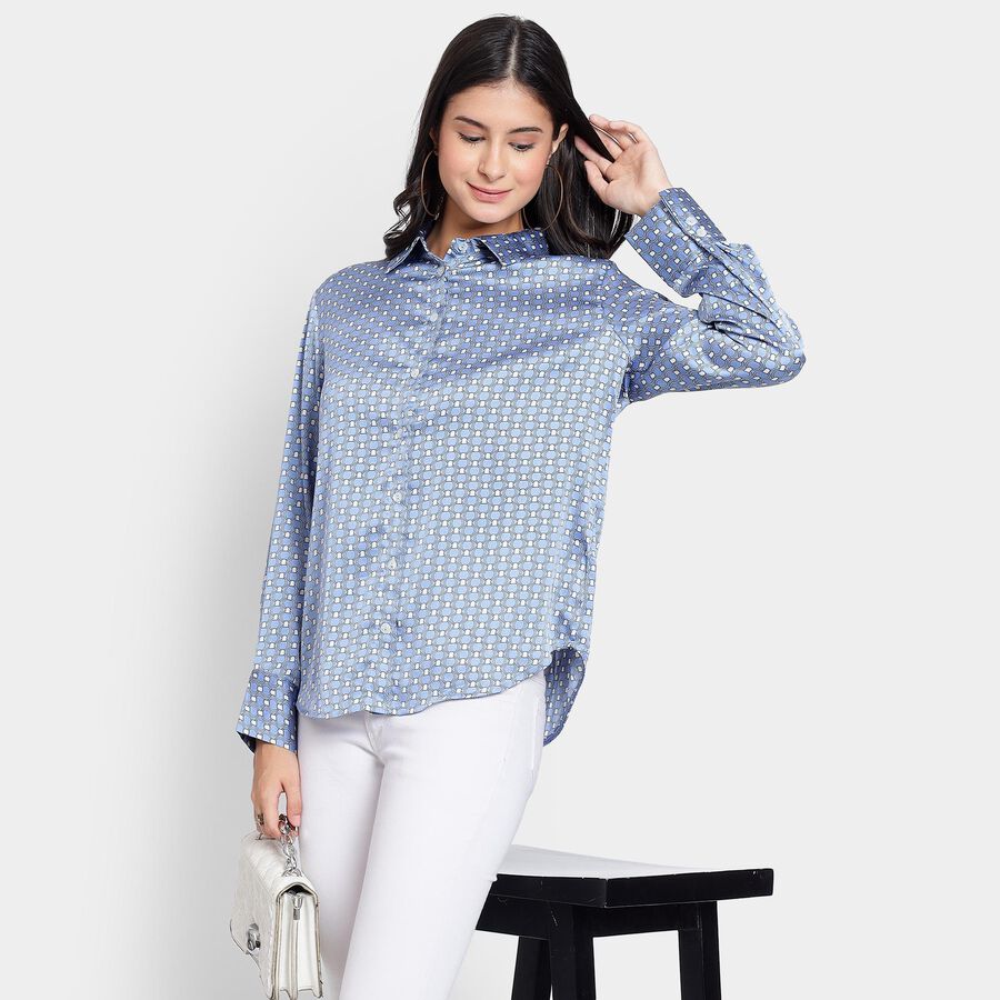 Ladies' Shirt, Dark Blue, large image number null