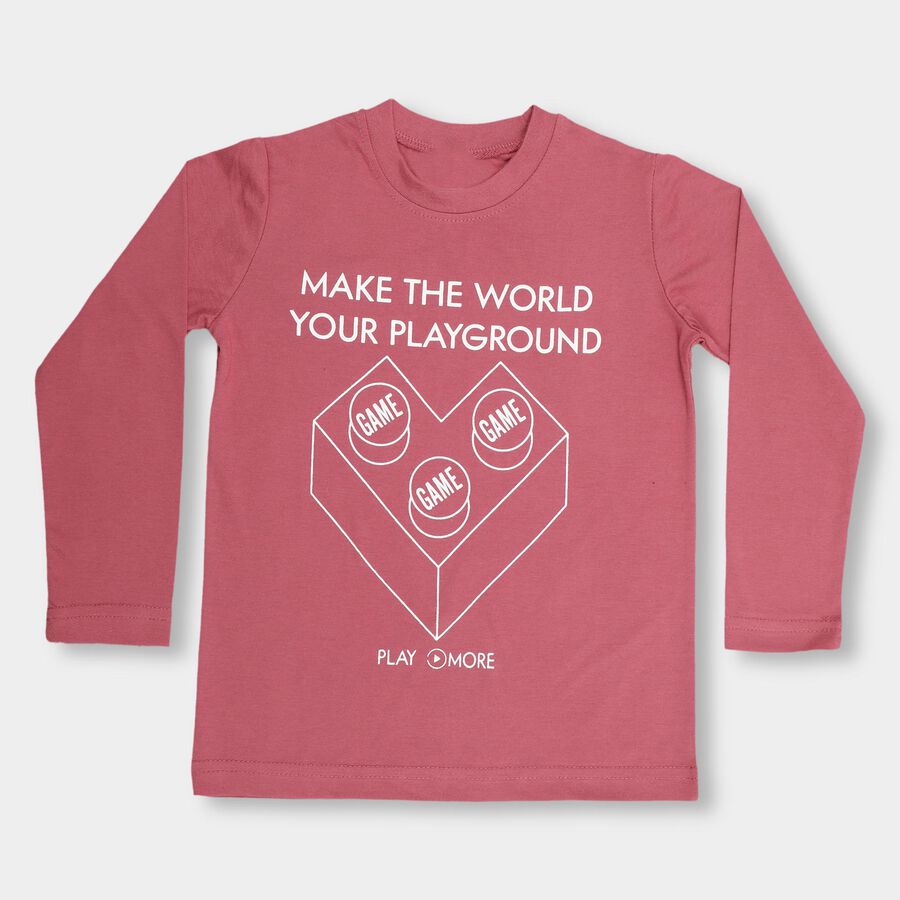 Boys' T-Shirt , Pink, large image number null