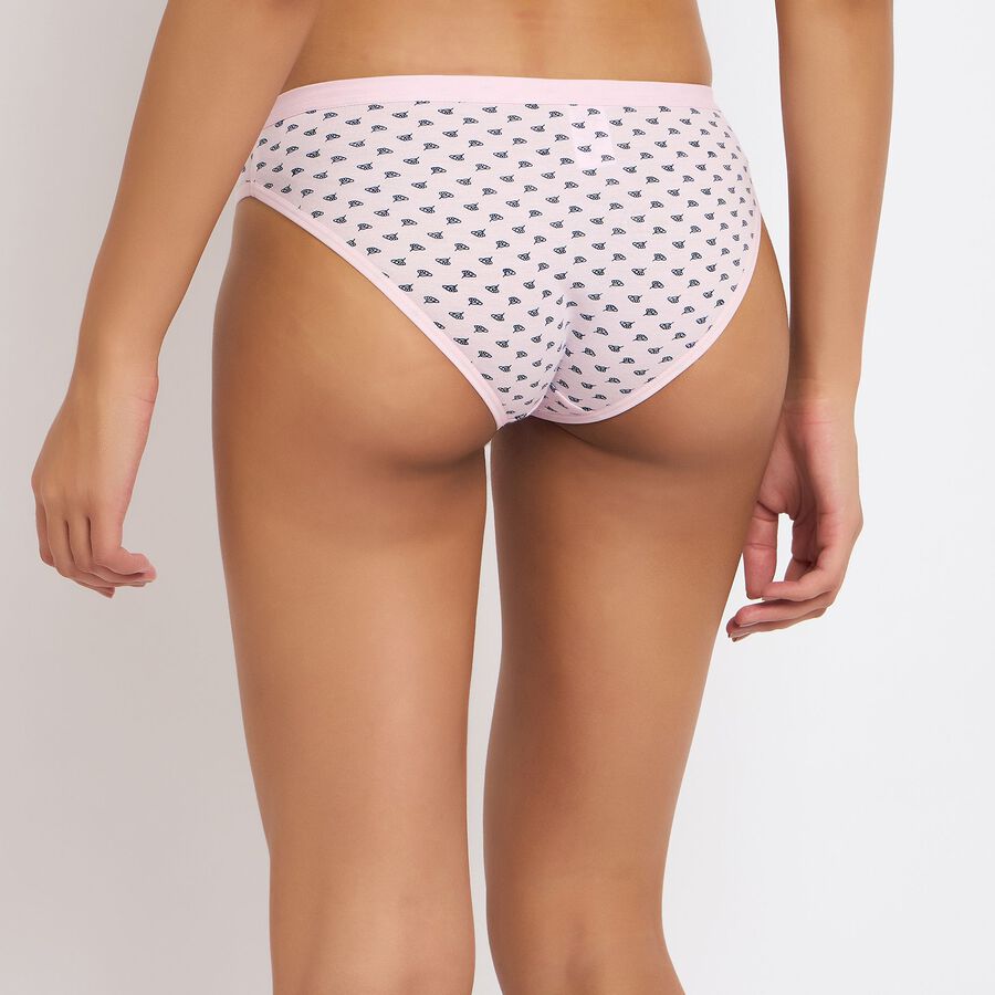 Ladies' 100% Cotton Panty, Light Pink, large