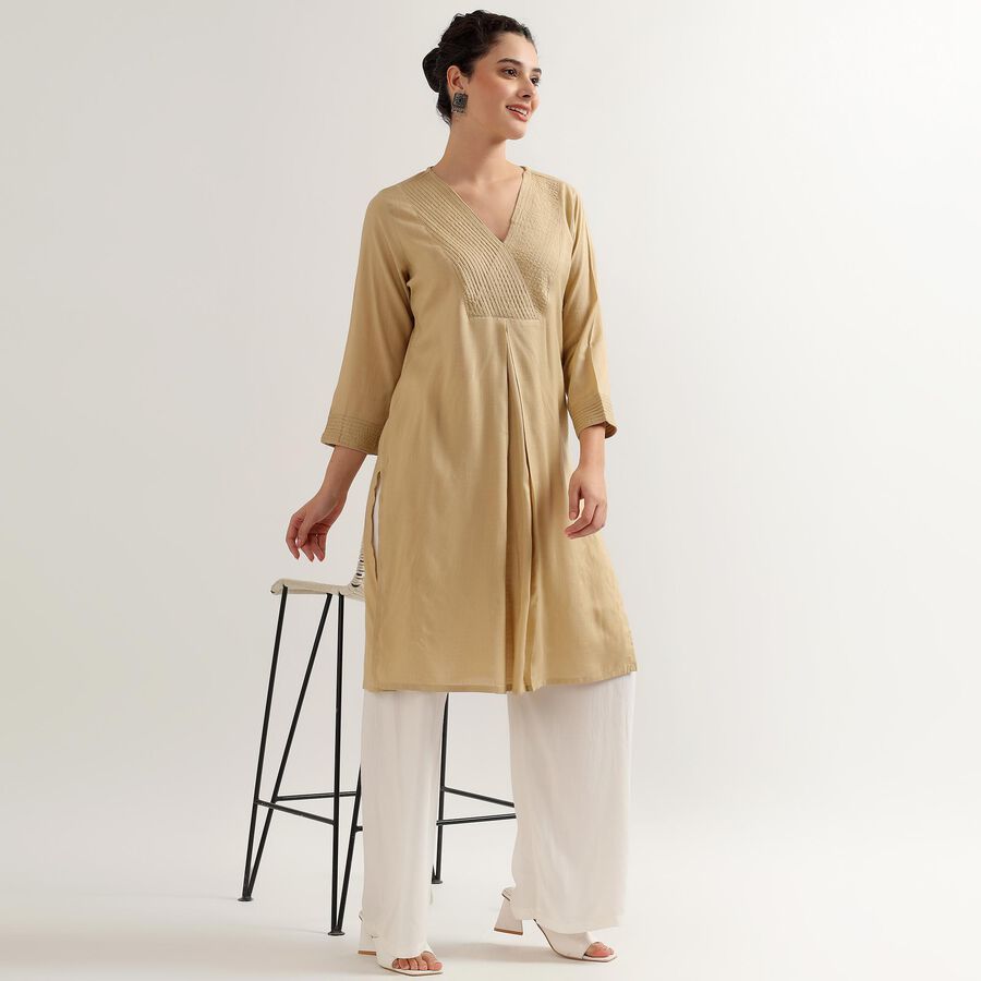 Ladies' Kurta , Khaki, large image number null