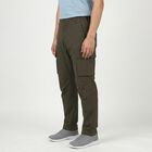 Men's Dark Grey Slim Fit Casual Trousers, गहरा ग्रे, small