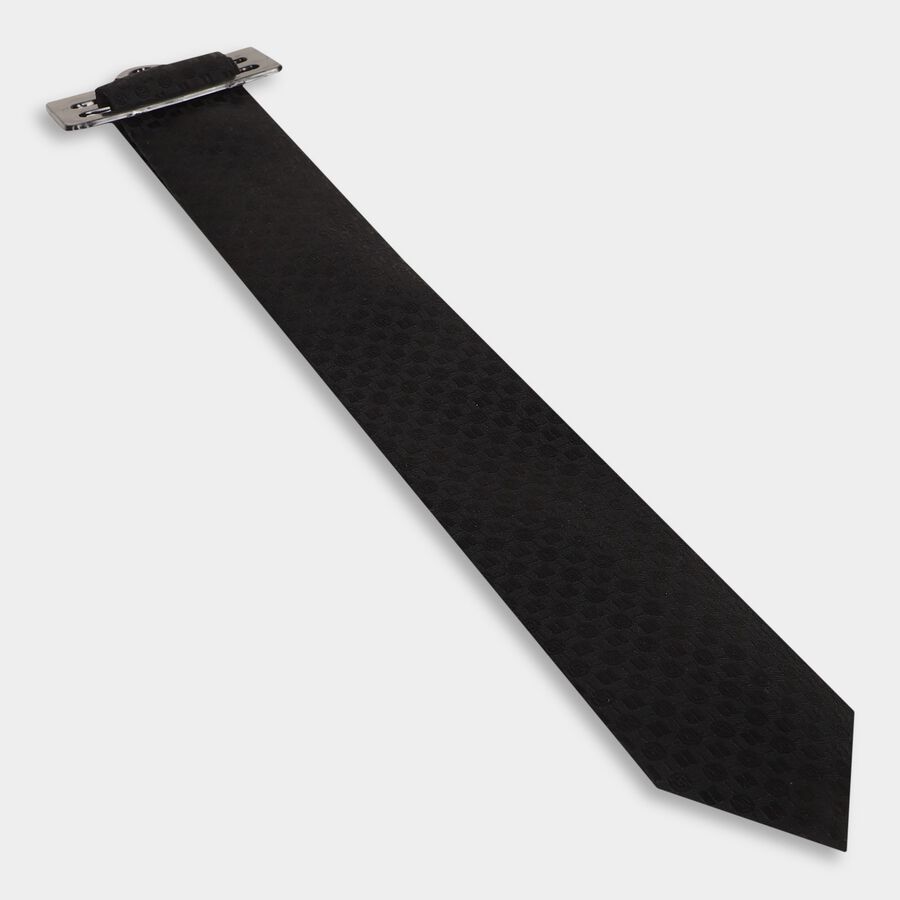 Men's Tie, काला, large
