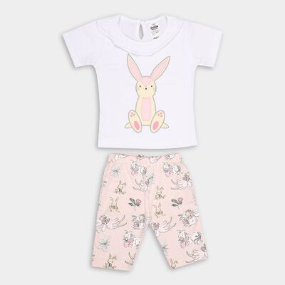 Infants' 100% Cotton Capri Set