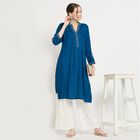 Ladies' Kurta, टील ब्लू, small image number null