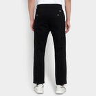 Cross Pocket Slim Fit Trousers, Black, small image number null