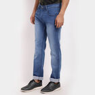 Classic 5 Pocket Straight Jeans, Dark Blue, small image number null