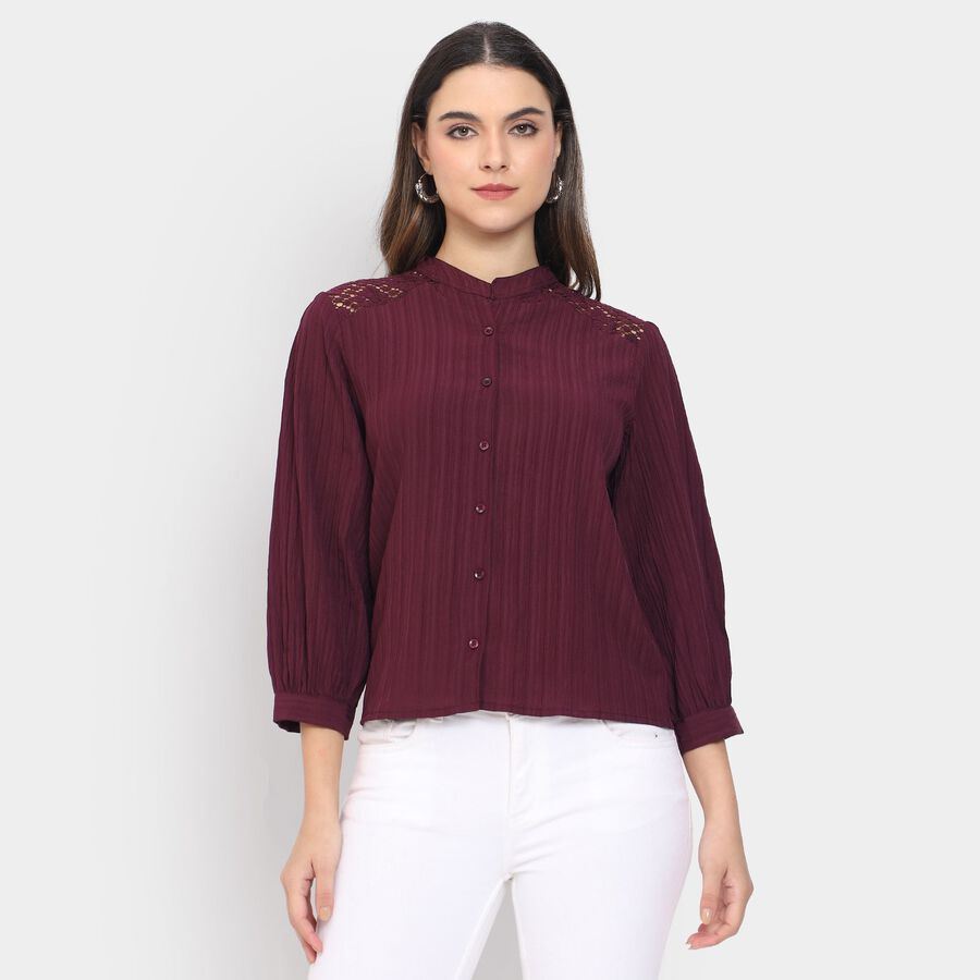 Ladies' Shirt , Wine, large image number null