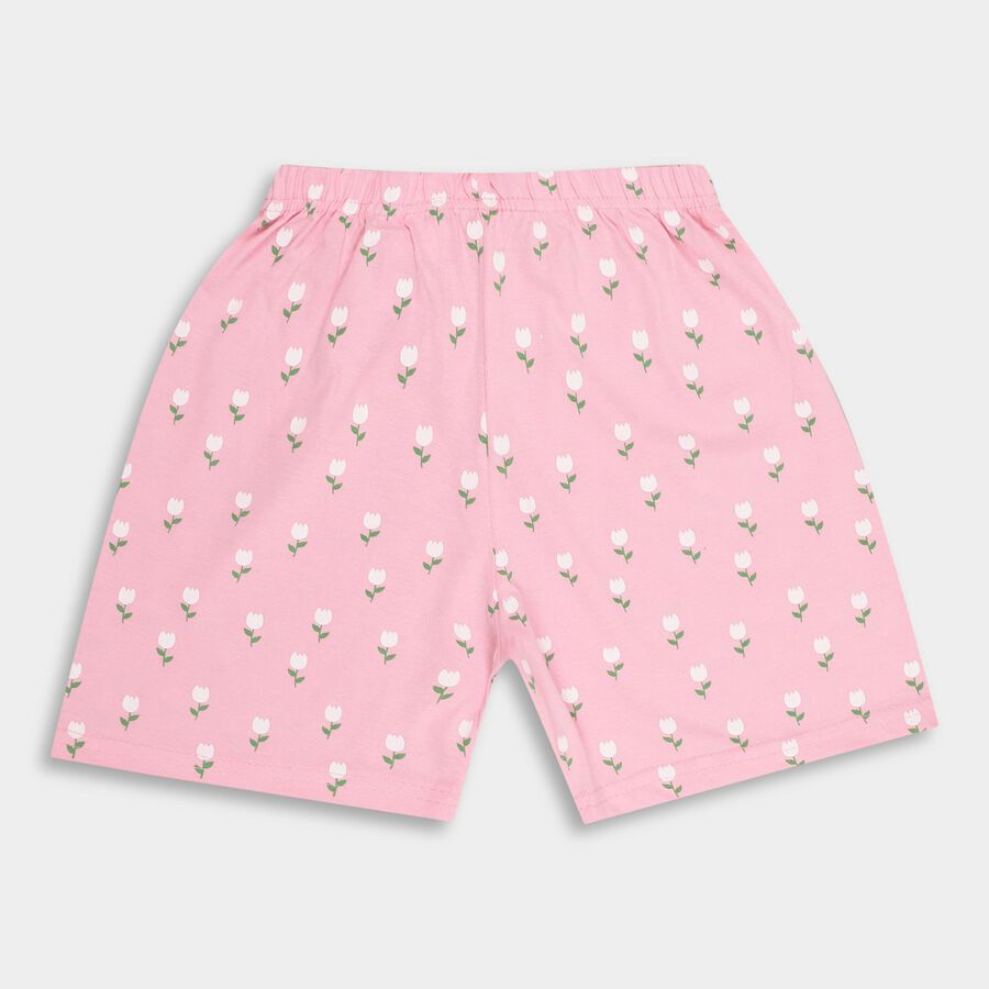 Girls' Shorts, हल्का गुलाबी, large
