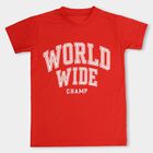 Boys' Half Sleeves T-Shirt , Red, small image number null