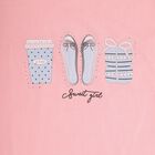Girls' 100% Cotton T-Shirt , Light Pink, small image number null