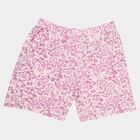 Girls' Lilac Regular Fit Casual Shorts, लाइलेक, small