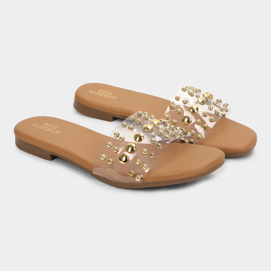 Ladies' Sandal, Tan, large image number null