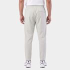 Men's Grey Panelled Track Pants, हल्का ग्रे, small